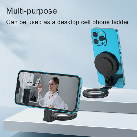 Cell Phone Magnetic Fill Light Portable Photo Pocket Lamp(Black)