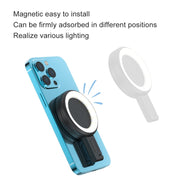 Cell Phone Magnetic Fill Light Portable Photo Pocket Lamp(Black)