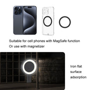 Cell Phone Magnetic Fill Light Portable Photo Pocket Lamp(Black)