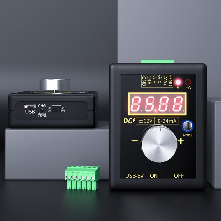 FNIRSI 0-12V/0-4-24mA Handheld Positive Negative Voltage Current Signal Generator(Without Battery) - Current & Voltage Tester by FNIRSI | Online Shopping South Africa | PMC Jewellery | Buy Now Pay Later Mobicred