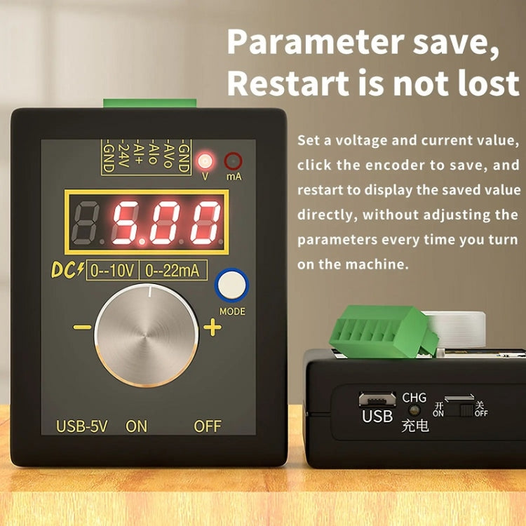 FNIRSI 0-12V/0-4-24mA Handheld Positive Negative Voltage Current Signal Generator(Without Battery) - Current & Voltage Tester by FNIRSI | Online Shopping South Africa | PMC Jewellery | Buy Now Pay Later Mobicred