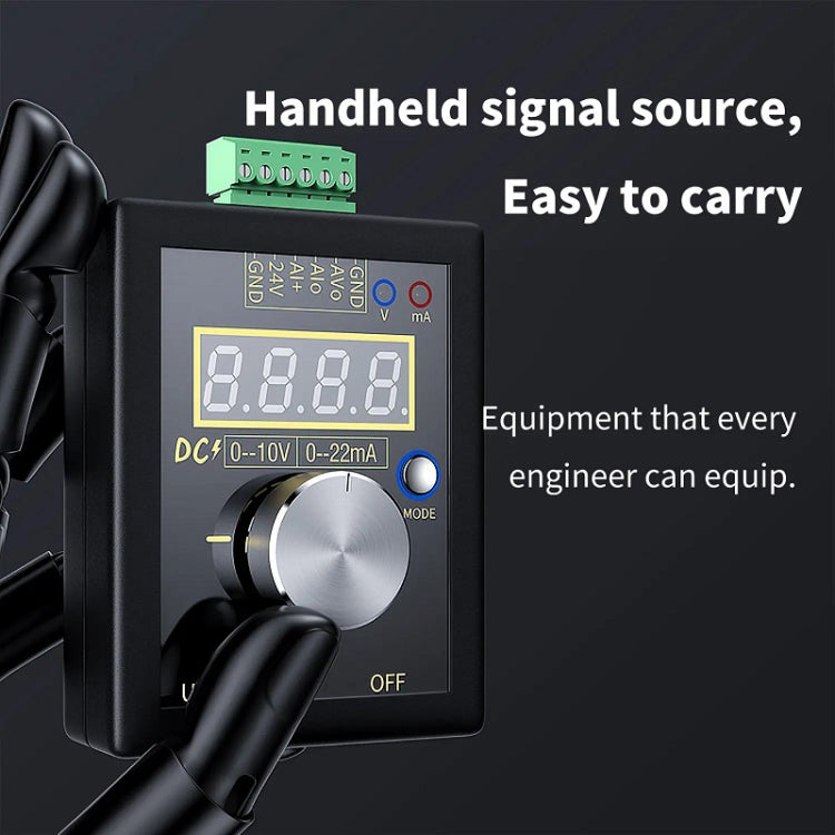 FNIRSI 0-12V/0-4-24mA Handheld Positive Negative Voltage Current Signal Generator(Without Battery) - Current & Voltage Tester by FNIRSI | Online Shopping South Africa | PMC Jewellery | Buy Now Pay Later Mobicred