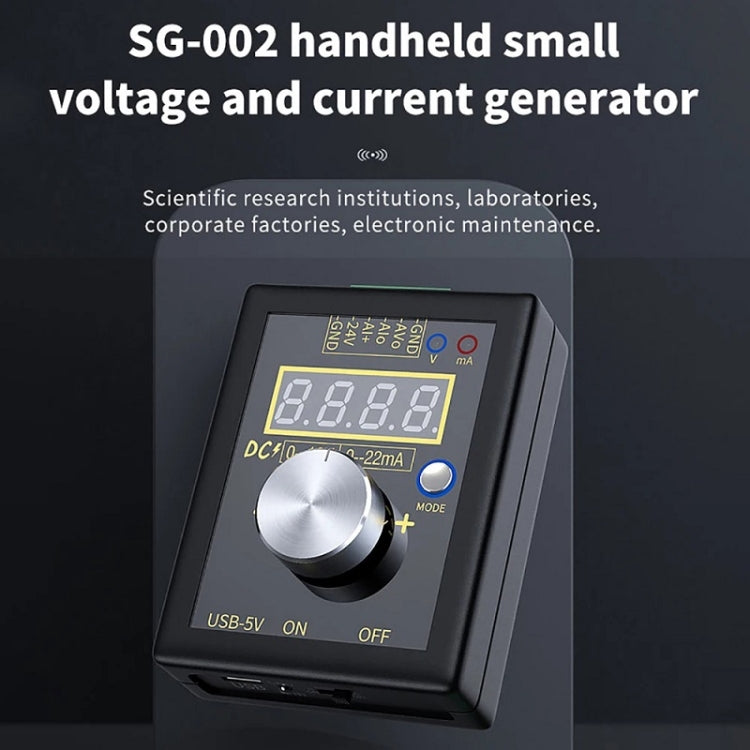 FNIRSI 0-12V/0-4-24mA Handheld Positive Negative Voltage Current Signal Generator(Without Battery) - Current & Voltage Tester by FNIRSI | Online Shopping South Africa | PMC Jewellery | Buy Now Pay Later Mobicred
