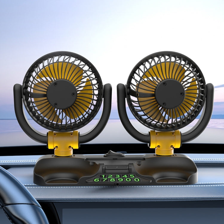 SUITU Car Foldable Cooling Fan Automobile Summer Temperature Reduction Fan, Model: Dual 5V USB Energized - free shipping - PMC TechLife - Order now!