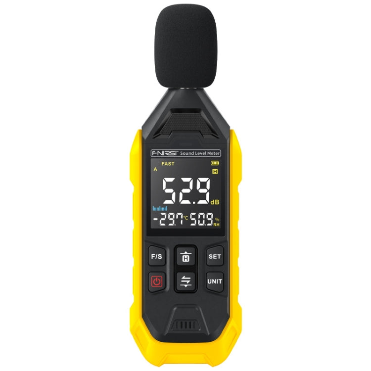 FNIRSI Noise Decibel Meter Home Volume Detector(Yellow) - free shipping - PMC TechLife - Order now!