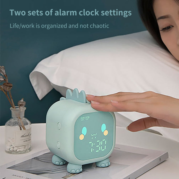 Dinosaur Kids Alarm Clock Electronic Clock Multifunctional Chime Small Alarm Clock(Green) - Alarm Clocks by PMc TechLife | Online Shopping South Africa | PMc TechLife | Buy Now Pay Later Mobicred