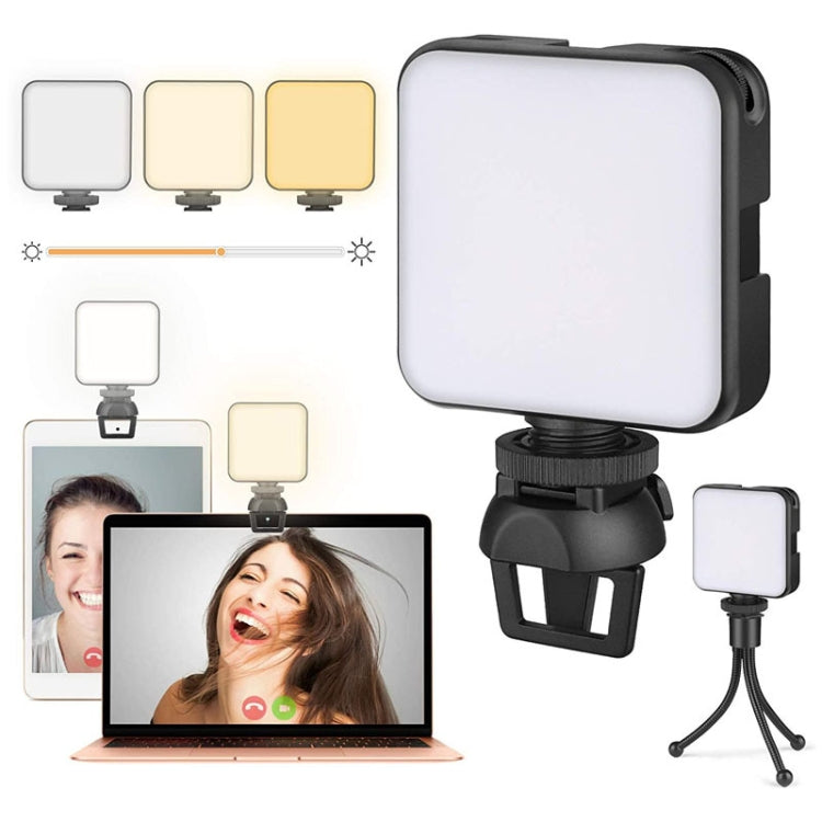 W64 64LEDs Video Conferencing Mobile Laptop Live Fill Light Photography Pocket Lamp, Spec: Clip Set - Selfie Light by PMC TechLife | Online Shopping South Africa | PMC TechLife | Buy Now Pay Later Mobicred