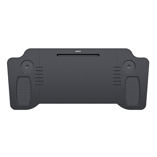 For Tesla Model Y/3 SUITU Car Center Folding Small Table Board Camping Dining Plate(Black Brown) - free shipping - PMC Jewellery - Order now!