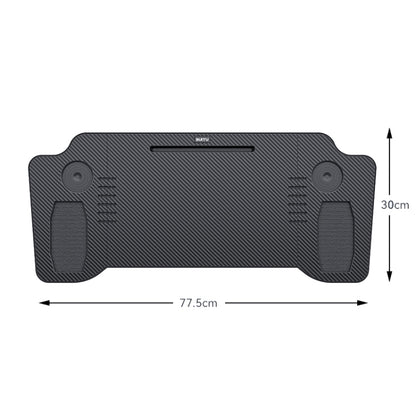 For Tesla Model Y/3 SUITU Car Center Folding Small Table Board Camping Dining Plate(Black Brown) - free shipping - PMC Jewellery - Order now!