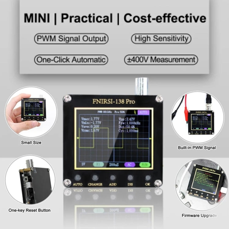 FNIRSI Handheld Small Teaching Maintenance Digital Oscilloscope, Specification: Standard Without Battery - Other Tester Tool by FNIRSI | Online Shopping South Africa | PMC TechLife | Buy Now Pay Later Mobicred