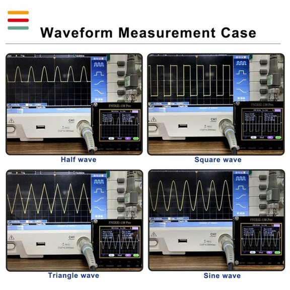 FNIRSI Handheld Small Teaching Maintenance Digital Oscilloscope, Specification: Standard Without Battery
