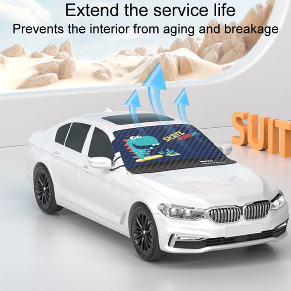 SUITU ST-3950 Automobile Thickening Sun Shield Car Snow Block Coat, Style: Im The Best