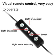 YRing48 4-Inch 48LEDs Laptop Camera Video Conference Live Beauty Ring Fill Light, Spec: Clip with Tripod