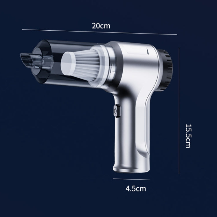 SUITU ST-6651 Automotive Charging Dust Removal Blower Car Brushless Vacuum Cleaner(Silver And Gray) - free shipping - PMC TechLife - Order now!