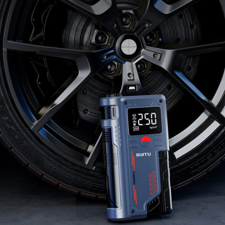 SUITU ST-9631 8pcs /Set Portable Outdoor Car Battery Emergency Start Power Car Inflatable Pump, Style: Ordinary Clip - Inflatable Pump by SUITU | Online Shopping South Africa | PMC TechLife