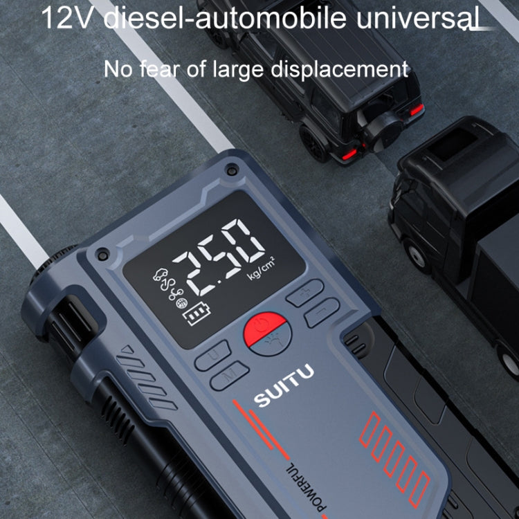 SUITU ST-9631 8pcs /Set Portable Outdoor Car Battery Emergency Start Power Car Inflatable Pump, Style: Ordinary Clip - Inflatable Pump by SUITU | Online Shopping South Africa | PMC TechLife