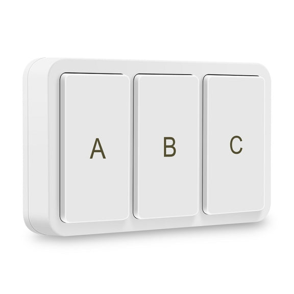 Zigbee Tuya Smart 3-key Situational Wireless Smart Switch(3 Road)
