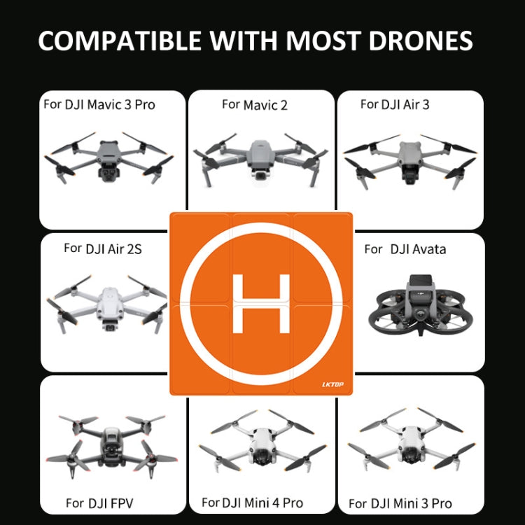LKTOP 50cm Drone Universal Landing Pad Double-sided Waterproof Foldable RC Aircraft Launch Mat - Parking Apron by LKTOP | Online Shopping South Africa | PMC TechLife | Buy Now Pay Later Mobicred