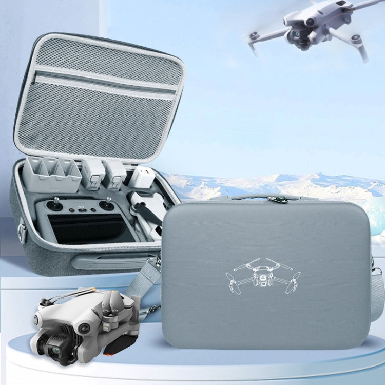 For DJI Mini 4 Pro / Mini 3 Pro LKTOP Carrying Case Water-resistant Shoulder Bag Handbag, Style: PU
