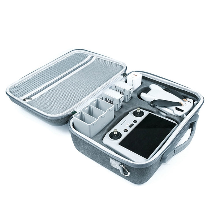 For DJI Mini 4 Pro / Mini 3 Pro LKTOP Carrying Case Water-resistant Shoulder Bag Handbag, Style: PU