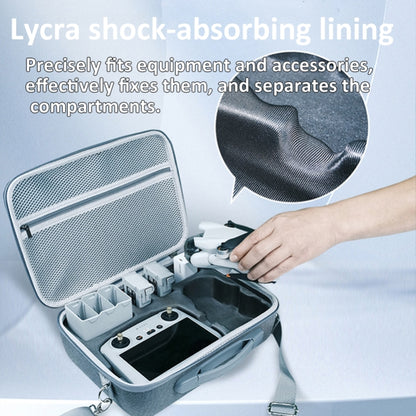 For DJI Mini 4 Pro / Mini 3 Pro LKTOP Carrying Case Waterproof Shoulder Bag Handbag, Style: PU - free shipping - PMC Jewellery - Order now!