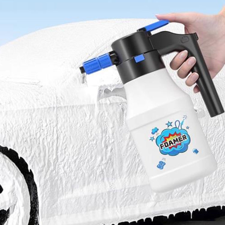 SUITU ST-6322 1.5L Car Washing Electrical Foam Sprayer Rechargeable Automobile Foam Pot(White) - Car washing supplies by SUITU | Online Shopping South Africa | PMC TechLife | Buy Now Pay Later Mobicred