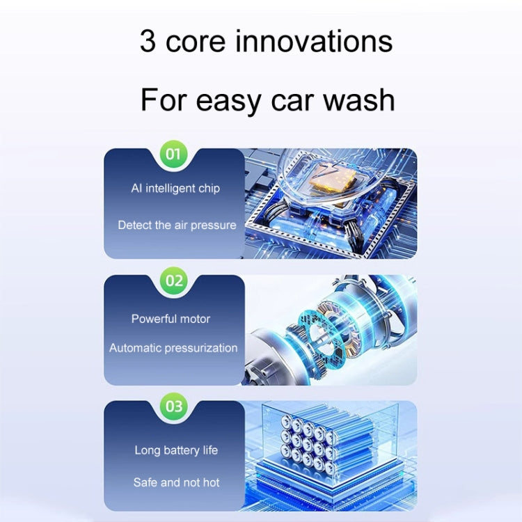 SUITU ST-6322 1.5L Car Washing Electrical Foam Sprayer Rechargeable Automobile Foam Pot(White) - Car washing supplies by SUITU | Online Shopping South Africa | PMC TechLife | Buy Now Pay Later Mobicred