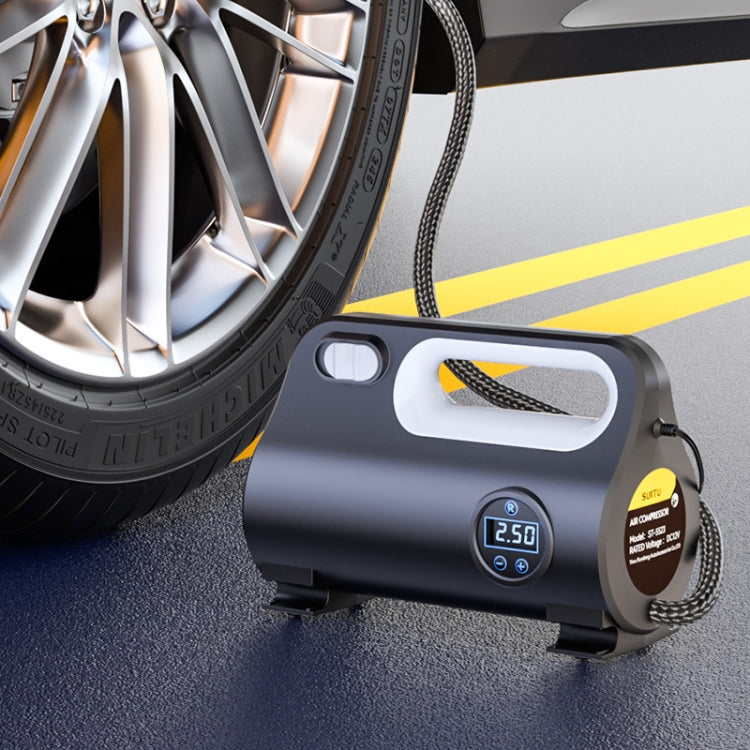 SUITU ST-5523 Vehicle Portable Pneumatic Pump With Cable Powerful Automobile Tire Inflator, Model: Digital - Inflatable Pump by SUITU | Online Shopping South Africa | PMC TechLife