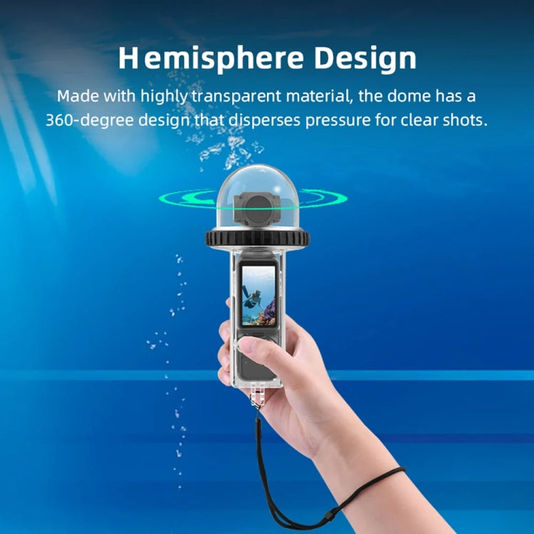 For DJI Osmo Pocket 3 BRDRC 40m Depth Waterproof Case Diving Housing Cover(Black Handle) - free shipping - PMC TechLife - Order now!