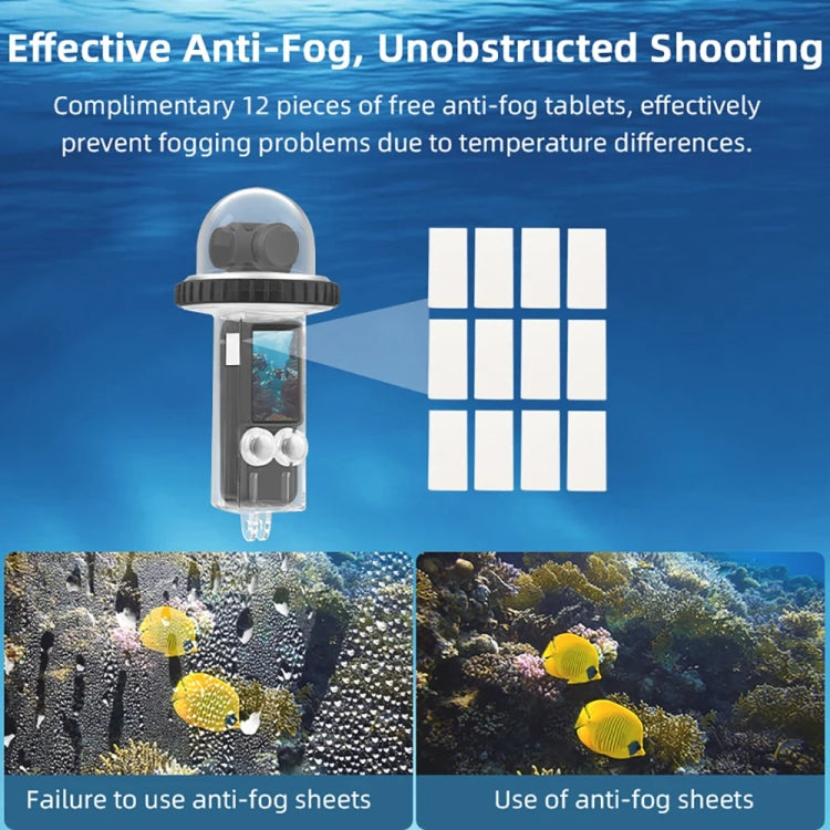 For DJI Osmo Pocket 3 BRDRC 40m Depth Waterproof Case Diving Housing Cover(Black Handle) - free shipping - PMC TechLife - Order now!