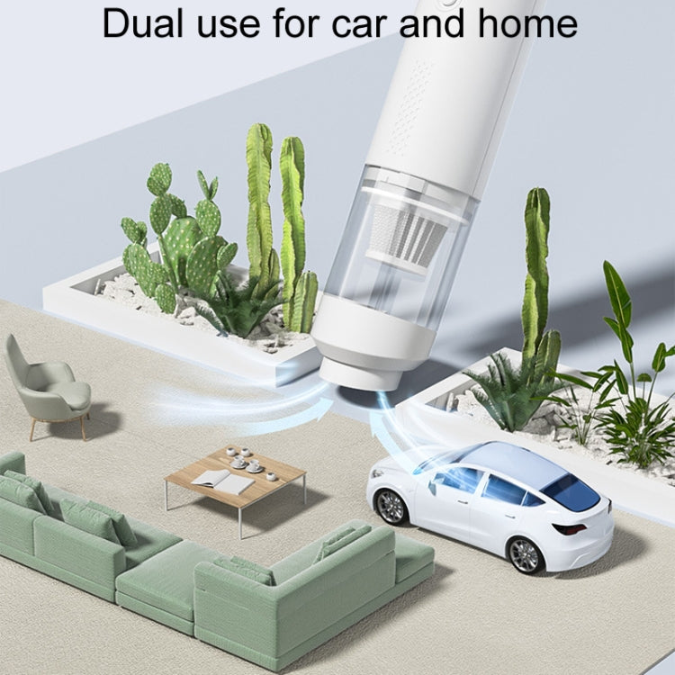 SUITU ST-6676 7pcs /Set Cordless Vehicle Vacuum Cleaner Home And Car Brushless Cylinder Blower(White) - free shipping - PMC TechLife - Order now!