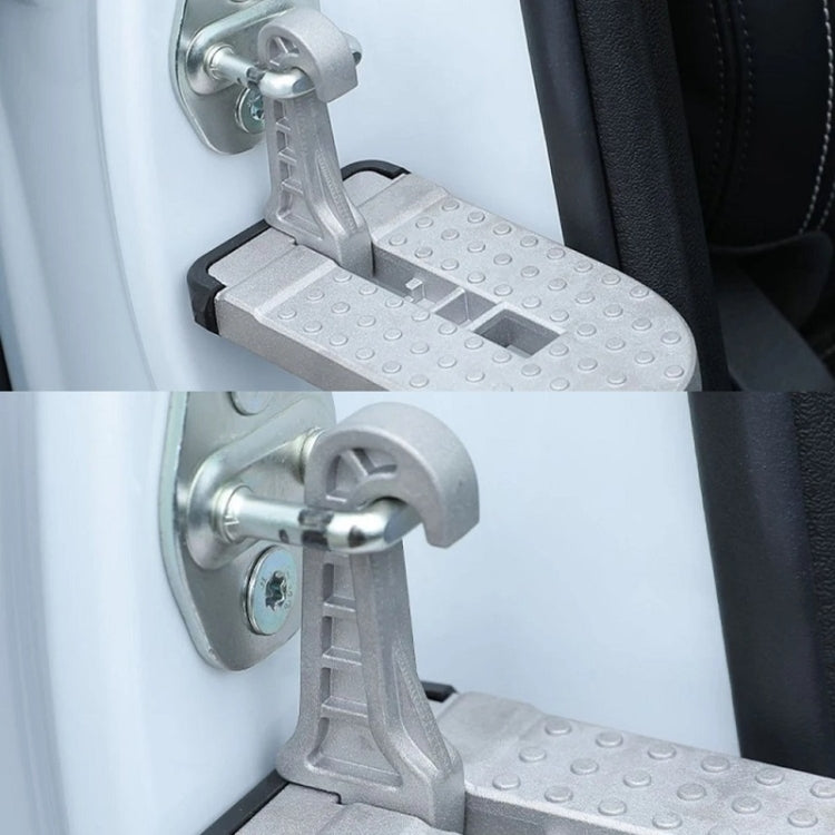 Car Hook Door Foldable Foot Pedal with Safety Hammer(Black) - free shipping - PMC TechLife - Order now!