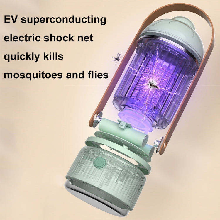 Electric Shock Type Home Night Light Mosquito Killer Outdoor Camping Lamp, Spec: 2000 mAh(Green) - Repellents by PMC TechLife | Online Shopping South Africa | PMC TechLife | Buy Now Pay Later Mobicred