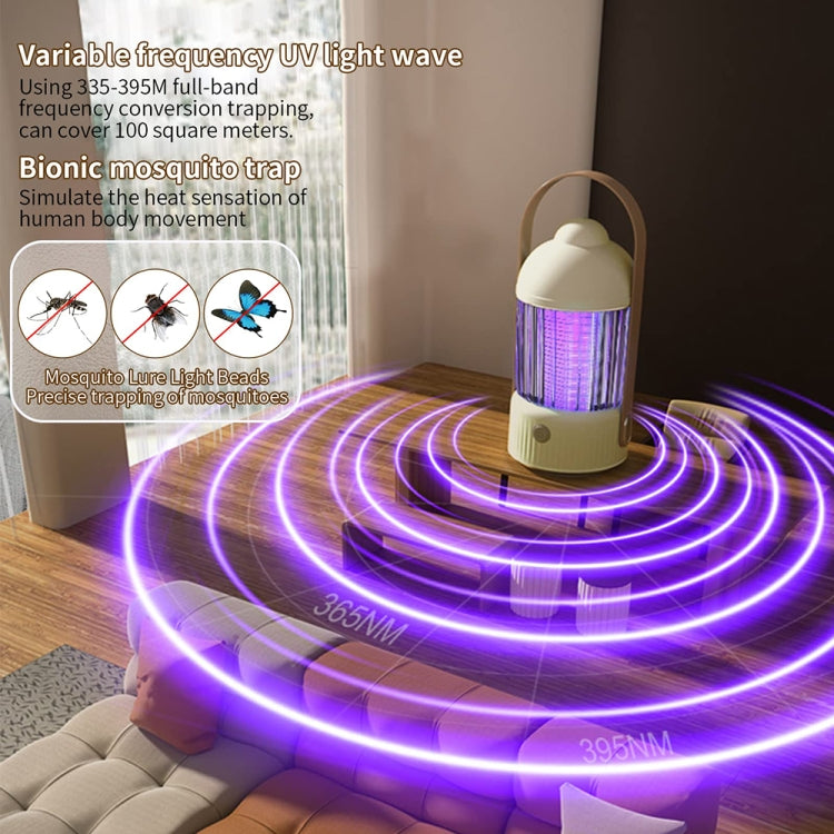 Electric Shock Type Home Night Light Mosquito Killer Outdoor Camping Lamp, Spec: 4000 mAh(Yellow) - Repellents by PMC TechLife | Online Shopping South Africa | PMC TechLife | Buy Now Pay Later Mobicred