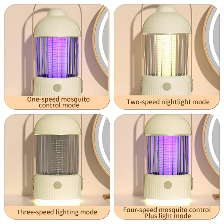 Electric Shock Type Home Night Light Mosquito Killer Outdoor Camping Lamp, Spec: Plug-in Model(Yellow)