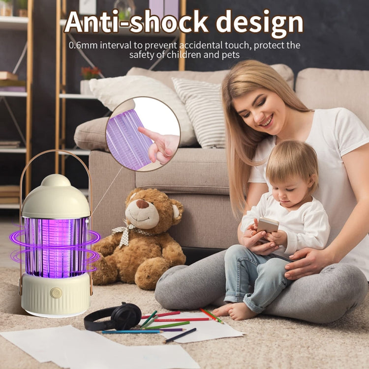 Electric Shock Type Home Night Light Mosquito Killer Outdoor Camping Lamp, Spec: 2000 mAh(Green) - Repellents by PMC TechLife | Online Shopping South Africa | PMC TechLife | Buy Now Pay Later Mobicred