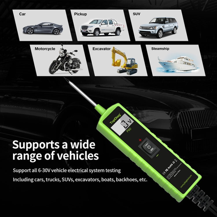 JDiag 6-30V Voltage Detector Automotive Power Circuit Diagnostic Diode(P60) - free shipping - PMC Jewellery - Order now!