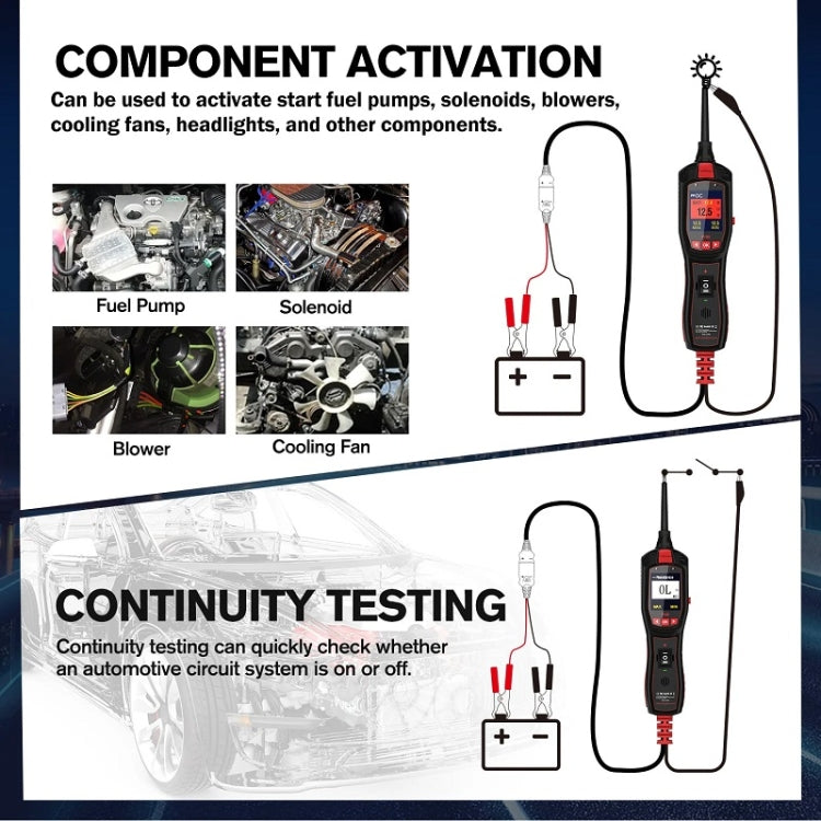 JDiag 6-30V Electrical Detector Fuel Injector Signal Detection Vehicle System Diagnosis(P150) - free shipping - PMC Jewellery - Order now!