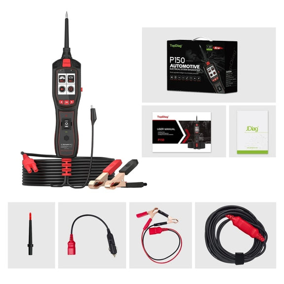 JDiag 6-30V Electrical Detector Fuel Injector Signal Detection Vehicle System Diagnosis(P150)