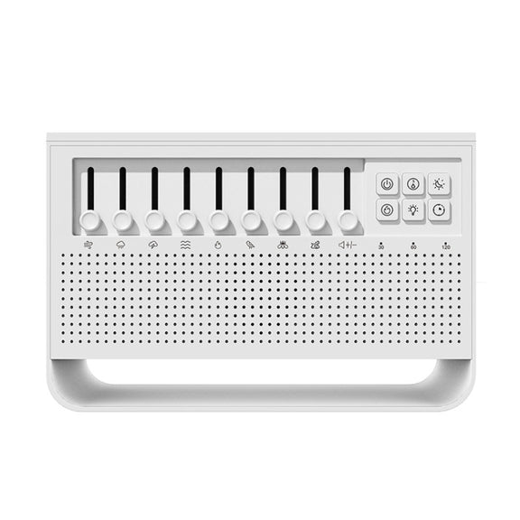 C221 Bluetooth White Noise Flame Aromatherapy Machine Home Desktop Humidifier(English Version)