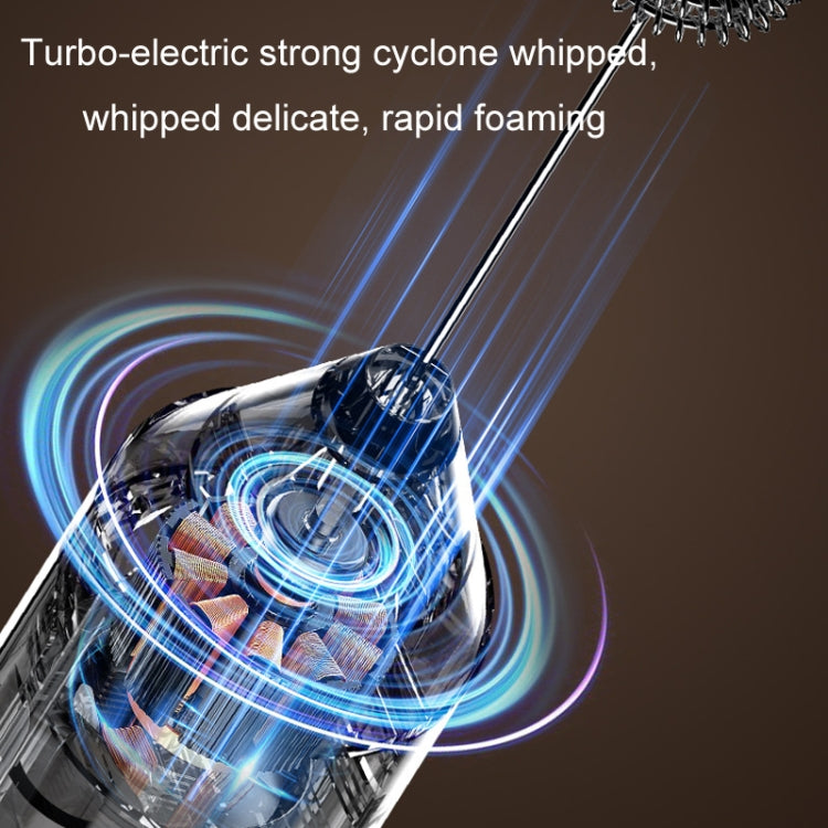 Mini Electric Handheld Milk Frother Cream Stirrer(Black) - Stirrer & Squeezer by PMC TechLife | Online Shopping South Africa | PMC TechLife | Buy Now Pay Later Mobicred