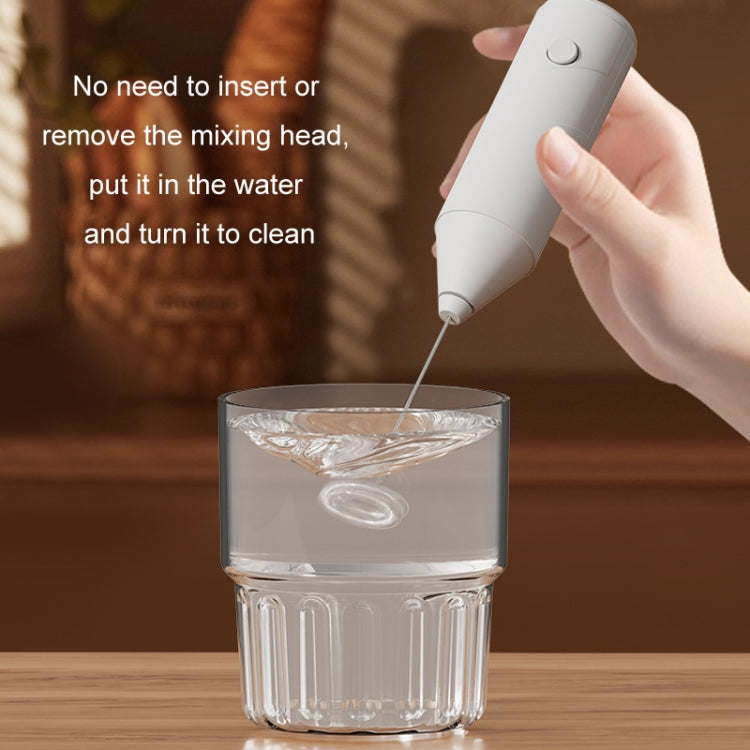 Mini Electric Handheld Milk Frother Cream Stirrer(Black) - Stirrer & Squeezer by PMC TechLife | Online Shopping South Africa | PMC TechLife | Buy Now Pay Later Mobicred