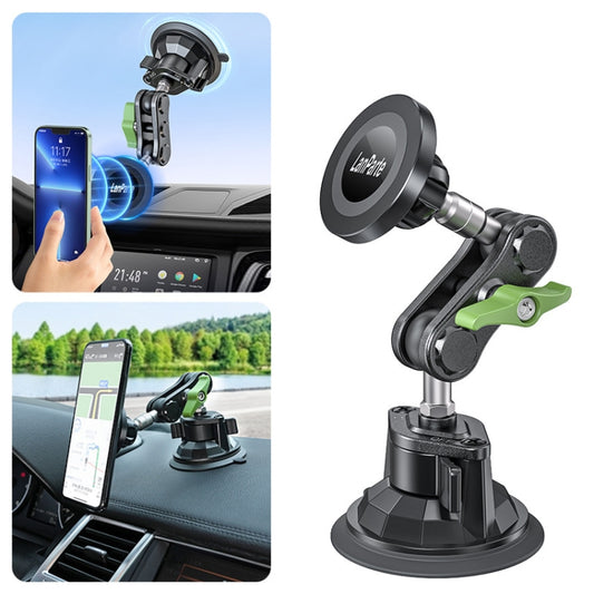 Lanparte Magnetic Car Phone Holder Adjustable Suction Cup Navigation Stand RBA-M01N - Universal Car Holders by Lanparte | Online Shopping South Africa | PMC Jewellery | Buy Now Pay Later Mobicred