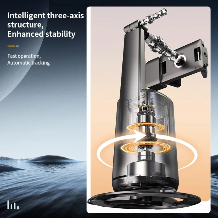 Pixel A200  Auto Tracking Gimbal Stabilizer 360 Degree Rotation Selfie Stick With Fill Light Set 1 - Handheld Gimbals by Pixel | Online Shopping South Africa | PMC TechLife | Buy Now Pay Later Mobicred