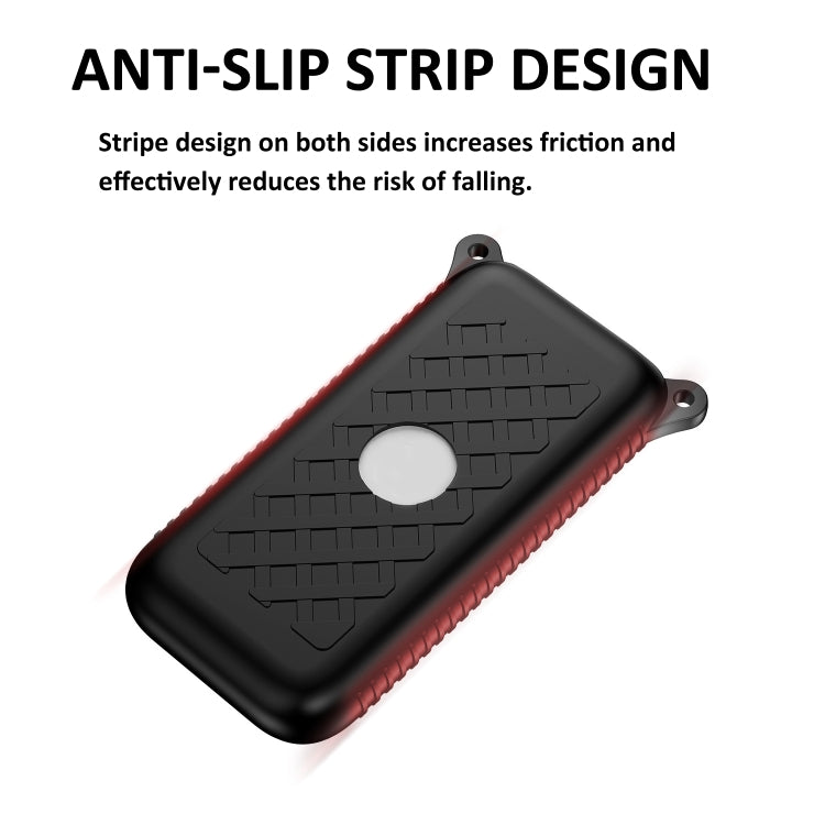 For Apple Vision Pro Battery Protective Case Silicone Cover(Black)