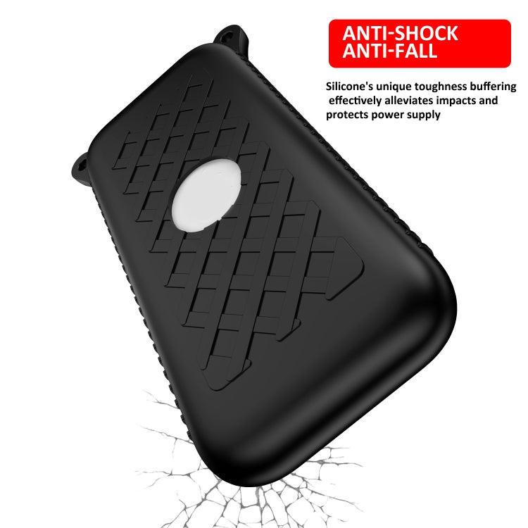 For Apple Vision Pro Battery Protective Case Silicone Cover(Black) - VR Accessories by PMC TechLife | Online Shopping South Africa | PMC TechLife | Buy Now Pay Later Mobicred