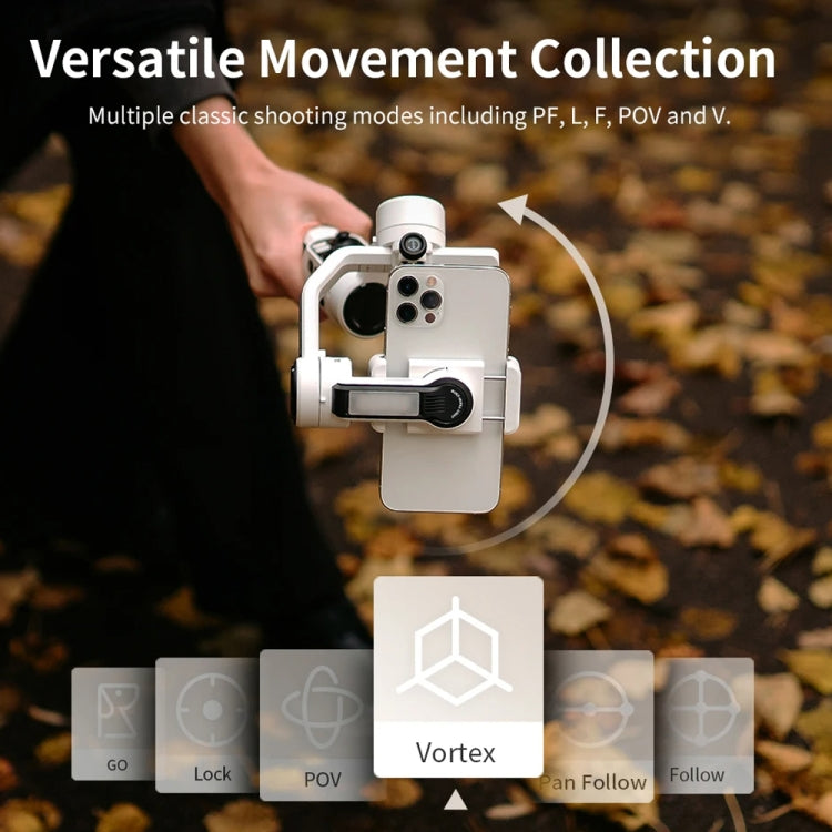 ZHIYUN Smooth 5S 3-Axis Smartphone Handheld Gimbals Stabilizer, Spec: Standard White - free shipping - PMC Jewellery - Order now!