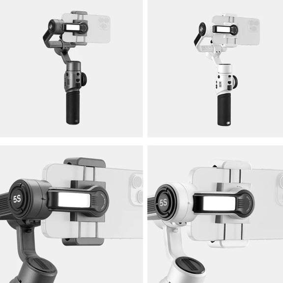 ZHIYUN Smooth 5S 3-Axis Smartphone Handheld Gimbals Stabilizer, Spec: Combo Black