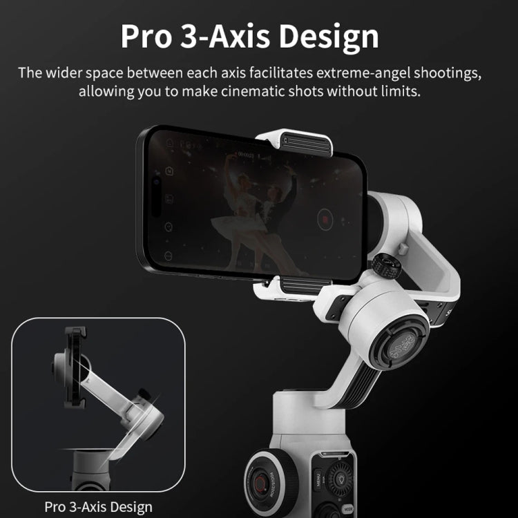 ZHIYUN Smooth 5S 3-Axis Smartphone Handheld Gimbals Stabilizer, Spec: Combo Black - Handheld Gimbals by ZHIYUN | Online Shopping South Africa | PMC TechLife | Buy Now Pay Later Mobicred
