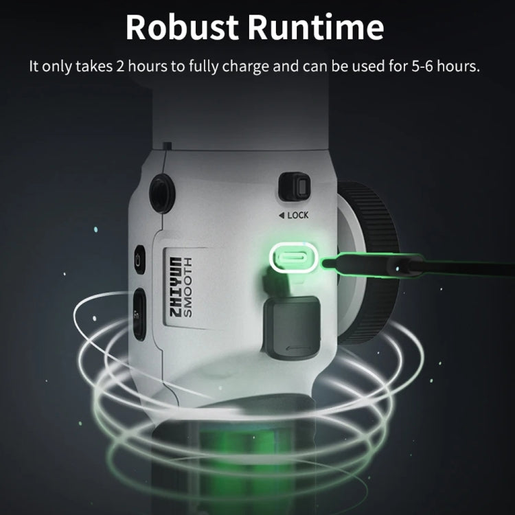 ZHIYUN Smooth 5S 3-Axis Smartphone Handheld Gimbals Stabilizer, Spec: Standard Black - free shipping - PMC TechLife - Order now!